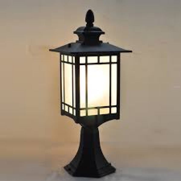 WALL LAMP-BLACK WATERPROOF-ALUM